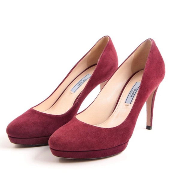 PRADA | Platform Suede Pumps - Picture 2 of 7